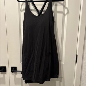 Avia Black Athletic Dress with Built-In shorts